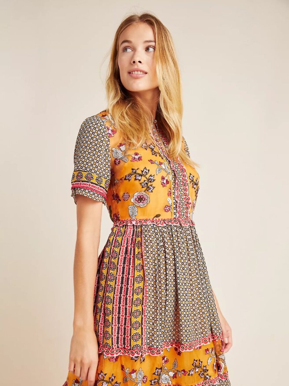 Carmel Embroidered Tunic by Anthropologie NWT